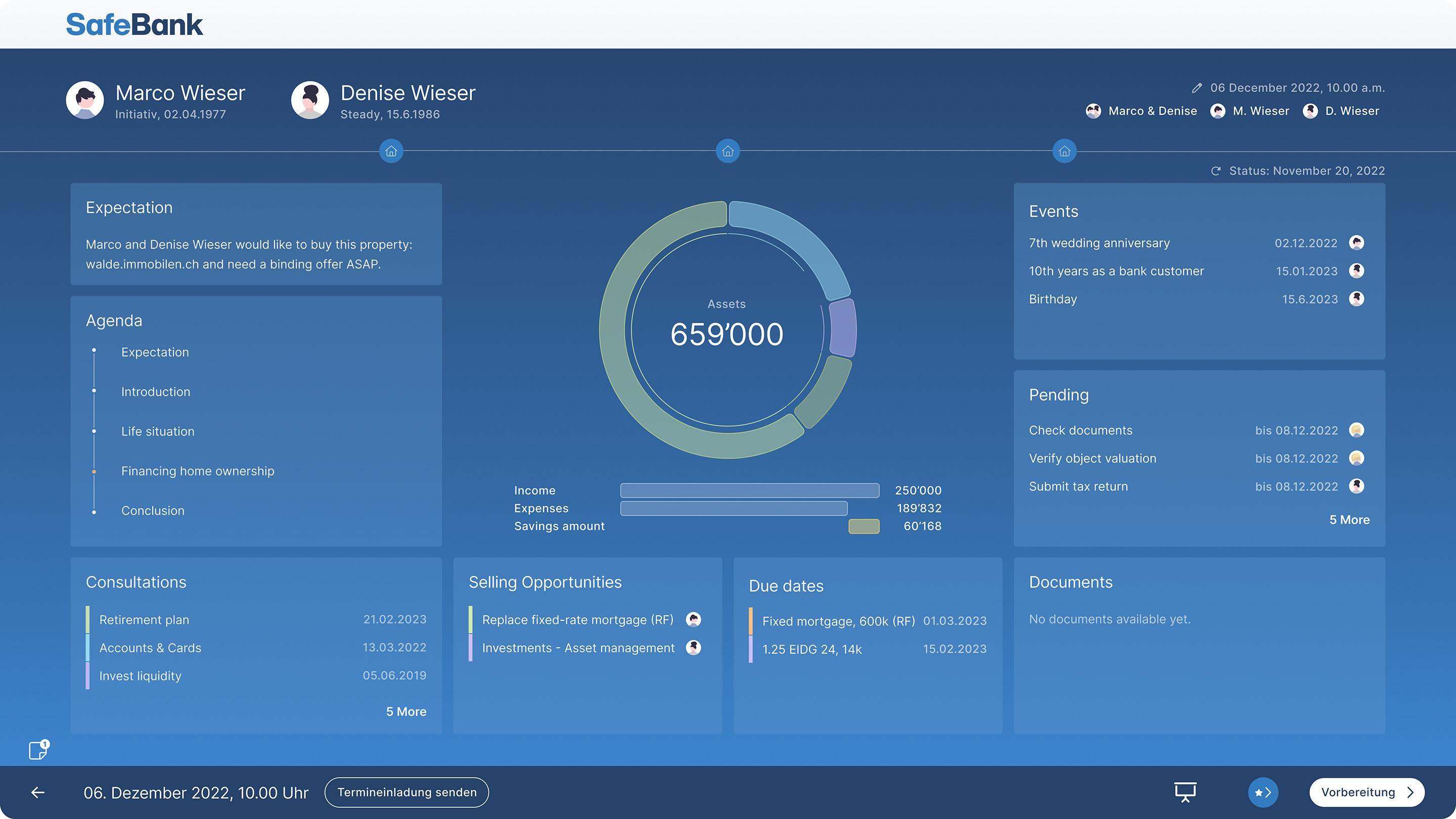 advisory suite graphic Dashboard